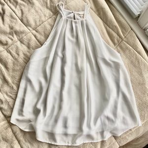 White dressy tank